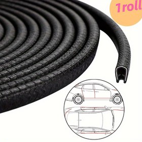 Resim 1 Rulo, U-Şekilli Koruyucu Kauçuk Kapı Contası, Bagaj Bölmesi Kenar Korumalı Bant, Hava Koşullarına Dayanıklı Araç Kaplaması, PVC Malzeme, Sol Taraf Araç Uygunluğu 