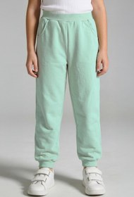 Resim Unisex Çocuk Basic Jogger Eşofman Altı 2’li Set - Hardal-Turuncu / 8-9 Yaş 