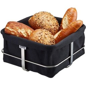 Resim Gefu Black Brunch Ekmek Sepeti, Şık Ve Pratik, 21.9 Cm Çok Renkli 
