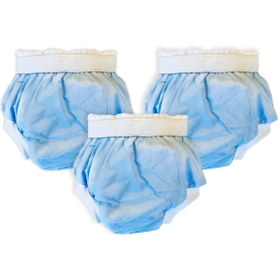 Resim Pierre Cardin 3'lü Alıştırma Külodu 16-22kg - Mavi 