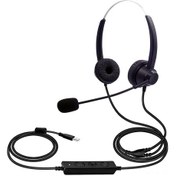 Resim Geeroyoo Usb Bağlantılı H360d Kulaklık Mikrofon Seti - 180 Dönebilen Kafa Bandı, 330 Dönebilen Mikrofon, Sessiz Tuşu, Ses Ayarı, Anti Rf 