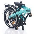Resim Bianchi F013-D 20 Jant 330H AL-6061 7 Vites MD Darkgrey Celeste Katlanabilir Bisiklet 