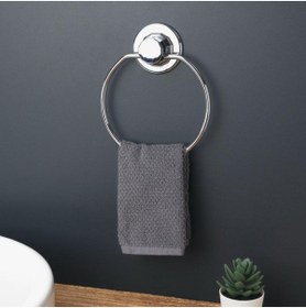 Resim Evistro Vakumlu Banyo Tuvalet Havlu Askısı Oval 