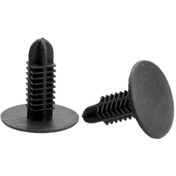 Resim Lasonstiges Aupoko 50 Adet Fit 4.5x5.3mm Delik Siyah Araba Kapı Paneli Tampon Çamurluk Kolları Plastik Somun Perçin Toka Araba İtme Klipleri İçin 