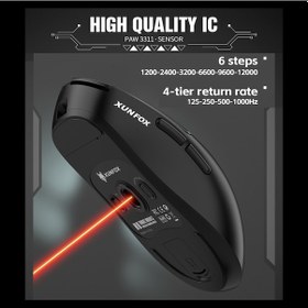 Resim Geeksen Xunfox PAW3311 3 Modlu Kablosuz Mouse 