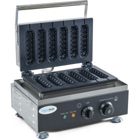 Resim Cemko Çubukta Waffle Makinası 6 Gözlü Zaman Ayarlama Özelliği 