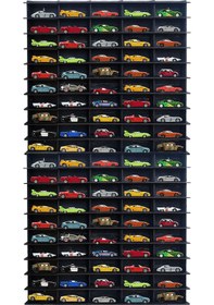 Resim Woodbu 1/64 Hobi Araba Rafı Dikey (Hot Wheels, Matcbox) 