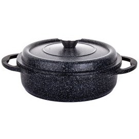 Resim Aryıldız T-T Cast Alu Cold Stone Kısa Tencere 24 CM 55TNC015378 