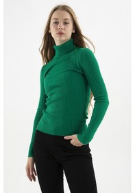 Resim Fashion Friends Bayan Kazak 24k0288k1 Yeşil Yeşil 