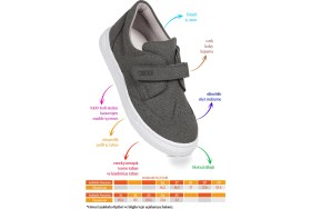 Resim Kiko Kids Richie Cırtlı Günlük Erkek Çocuk Casual Ayakkabı Füme 