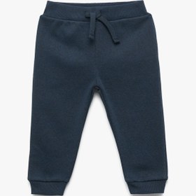 Resim Erkek Bebek Beli Lastikli Şardonlu Basic Jogger Eşofman Altı 