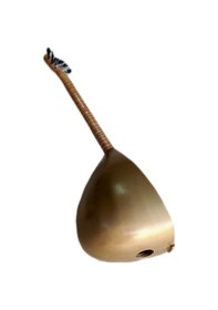 Resim Idol Altın Renk Tekne ve Sümbül İşleme Cura Çocuk Sazı Tam Set 