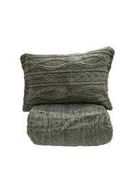 Resim Comfort Yorgan Seti Çift Kişilik Ivy Haki Yeşil 