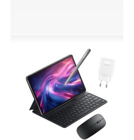 Resim Honor Pad 10 8GB 256GB Wifi 12'' Gri Tablet +(KALEM ORJ)+ADAPTÖR+KIRILMAZ CAM+MOUSE+ Klavyeli Kılıf 