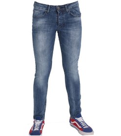 Resim Erkek Mavi Jeans Mavi 