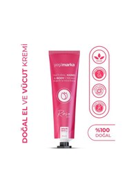 Resim Yeşilmarka Doğal El ve Vücut Kremi Gül 75 ML 