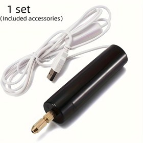 Resim Kompakt 5V USB Mini Elektrikli Matkap - Takı Yapımı, Ahşap İşleme, Metal İşleme ve DIY Projeleri için Hassas El Aleti - Taşınabilir, Ergonomik ve Enerji Verimli 