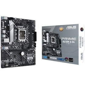 Resim Asus Prime H610M-A D4-CSM Intel H610 3200 MGz DDR4 Soket 1700 mATX Anakart 
