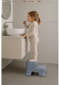 Resim Babyjem Kaydırmaz Bebek Katlı Basamağı Gri 