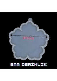 Resim Epoksikalipmarketi Epoksi Silikon Kalıp Çiçek Bardak Altlığı 