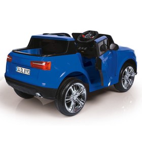 Resim Dolu 8193 Pick - Up 12V Kumandalı Akülü Araba - Mavi 