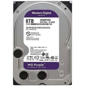 Resim WD Purple 6 TB 3.5" Sata 3 5400RPM 64MB Hard Disk WD64PURZ 