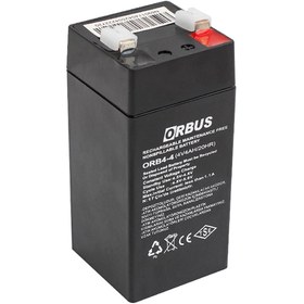 Resim ORBUS ORB4-4 4 VOLT - 4 AMPER DİK AKÜ (45 X 45 X 100 MM) (2818) 