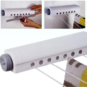 Resim Çek-as Askı Beş Ipli Çamaşır Kurutma Askısı Duvara Monte Kurutmalık Çok Renkli 