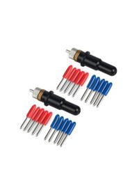 Resim Zcjb Adet Roland Bıçak Tutucu Siyah Renk +10 Adet 45 + 10 Adet 60 Derece Rafine Tavşan Redsail Kesici Plotter S-75187 