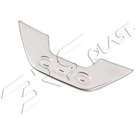 Resim Renault Clio 4 Uyumlu Krom Ön Amblem Çerçevesi Paslanmaz Çelik 