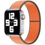 Resim Teknocep Watch 44mm Uyumlu Krd-03 Hasır Kordon-70-kumquat 