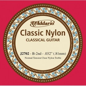 Resim D'addario J2702 Klasik Gitar Tek Teli. Classıc Nylon. Normal Tens 