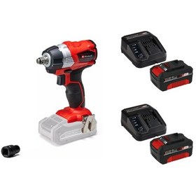 Resim Einhell TP-CW 18 Li Bl Akülü Somun Sıkma Makinesi + 2 X 4 Ah Starter Kit Akü 