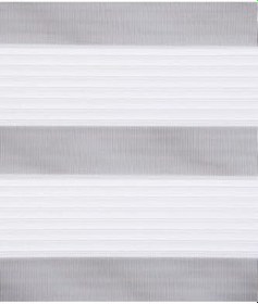 Resim Pliseli Stor Zebra Perde Oygusuz 197205, Beyaz, 190 x 200 