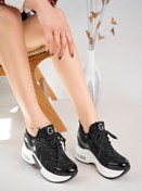 Resim Guja Kadın Taş Detay Gizli Dolgu Topuk Sneakers 