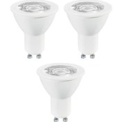 Resim Osram Ledvalue 4.5-5W 50W Led Spot Ampul Gu10 Gün Işığı 3 Adet 