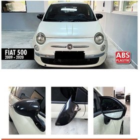 Resim 500 Batman Ayna Kapağı Piano Black / 2014 Sonrası 