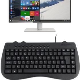 Resim Sones Kb-301b Multimedya Dizüstü Mini Kablolu Klavye, Arapça Versiyon 