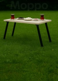 Resim MOPPO Katlanabilir Yer Sofrası, Kamp Masası Ayağı 70 Cm (4 ADET, VİDALAR DAHİL) 