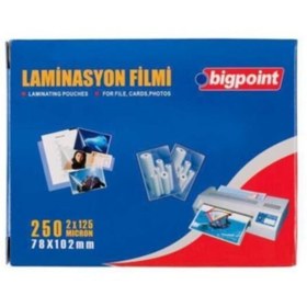 Resim Bigpoint Lamınasyon Fılmı Bp697 78x102 125 Micron 