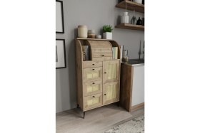 Resim Sevenpal Mobilya Astana 10 Bölmeli Kuru Bakliyat Saklama Kileri+Ekmeklik 