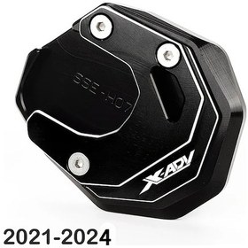 Resim Hightower Honda X Adv 750 2021-2024 Cnc Yan Ayaklık Pedı Siyah Motor Aksesuarı 