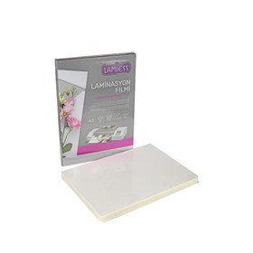 Resim Lamiess A-3 125 Mıc.Polyester Laminasyon Filmi 100'Lü 