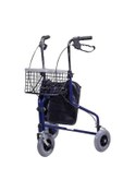 Resim Medikaltec 3 Tekerlekli Çantalı Frenli Walker Yürüteç 