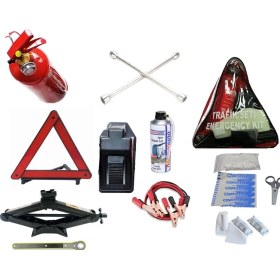 Resim OtoLine Üçgen Trafik Seti Lüks Full 