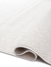 Resim Pırıltılı Beyaz Desensiz Modern Geometrik Etnik Desenli Boho Makinada Yıkanabilir Hav Toz Vermez Leke Tutmaz Kaymaz Taban Dijital Makine Baskı Halı Oturma Odası Salon Yolluk Koridor Mutfak Halısı 