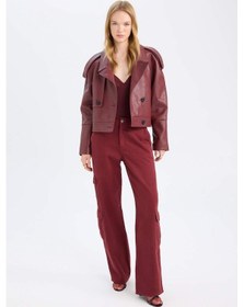 Resim DeFacto Straight Fit Gabardin Pantolon Kargo Cepli Normal Bel Düz Paça D3762AX24AUBN371 