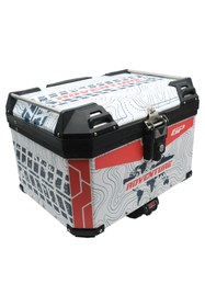 Resim GP KOMPOZİT DSN09 Universal 57 lt Desenli Alüminyum Motosiklet Çantası 
