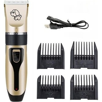 Moveevo Profesyonel Kablosuz Evcil Hayvan Tüy Kesici Seti - Ultra Sessiz Motor, Titanyum Seramik Bıçaklar Ve 4 Limit Taraması A Tipi Standart Paket