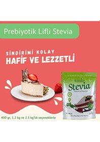 Resim Fibrelle Prebiyotik Lifli Stevialı Tatlandırıcı 400 G 